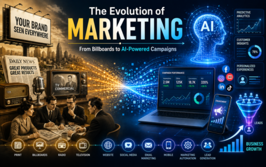 The Evolution of Marketing: From Billboards to AI-Powered Campaigns